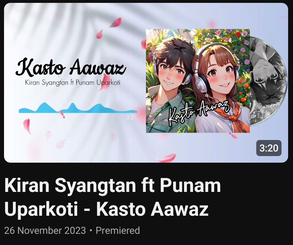 Kiran Syangtan ft. Punam Uparkoti — Kasto Aawaz